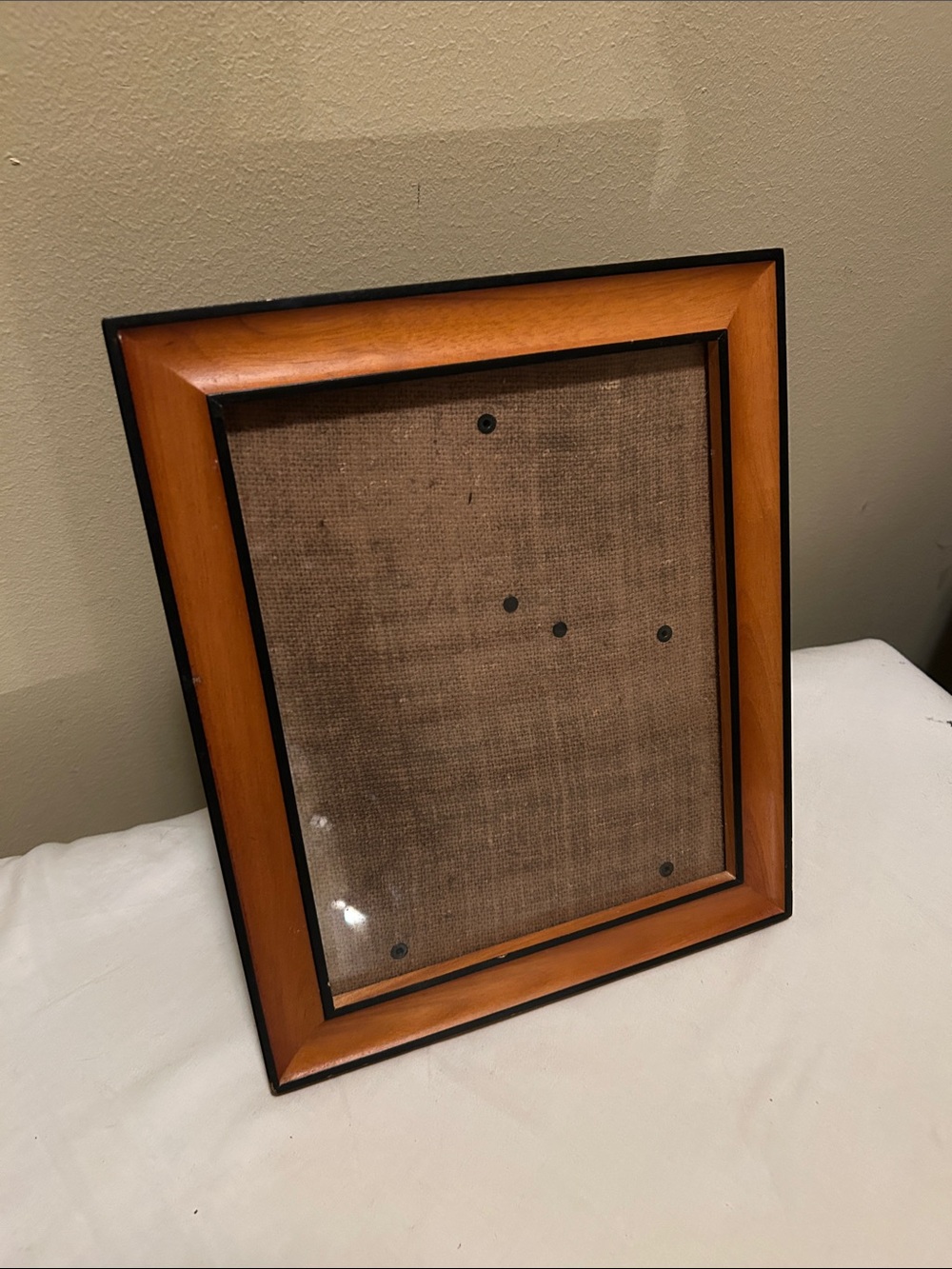 Wooden Photo Frame in Warm Amber Finish - Home Accents